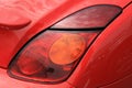 Red sporty car Royalty Free Stock Photo