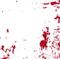 Red spot. Blood. Vector illustration on isolated background.