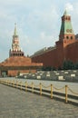 Red Square with Kremlin wall in Moscow Russia Royalty Free Stock Photo