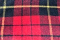 red square pattern tartan wool texture background Royalty Free Stock Photo