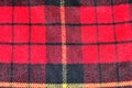 red square pattern tartan wool texture background Royalty Free Stock Photo