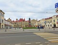 Red Square of Rybinsk. Yaroslavl region, Russia.