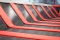 Red square Trampoline