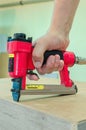 Red sroiteny pneumatic stapler