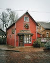 The Red Stable in German Village, Columbus, Ohio Royalty Free Stock Photo