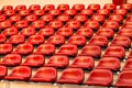 Red Stadium Chair , Bangkok in Thailand