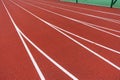 Red Stadium Coverage Texture, Treadmill Textured Background, Jogging Field Pattern, Rubber Crumb Track