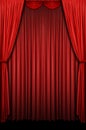 Red Stage Curtain