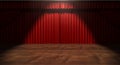 Red Stage Curtain