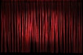 Red Stage Curtains Royalty Free Stock Photo