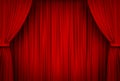 Red Stage Curtains Background with shadow Royalty Free Stock Photo