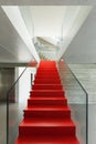 Red staircase Royalty Free Stock Photo