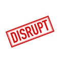 Red stamp Disrupt on white. Vector Royalty Free Stock Photo