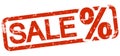 red stamp SALE Royalty Free Stock Photo