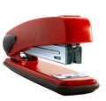 Red stapler Royalty Free Stock Photo