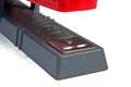 Red stapler Royalty Free Stock Photo