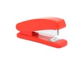 Red stapler, isolated