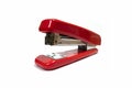 Red Stapler isolated on white background Royalty Free Stock Photo