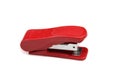 A Red Stapler Isolated On A White Background Royalty Free Stock Photo