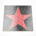 Red star plate Royalty Free Stock Photo