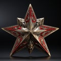 red star in the style of Soviet realism,