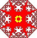 Red star texture