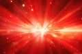 Red Starburst Light Effect