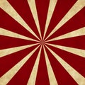 Red Starburst on a Retro Background