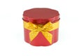Red steel gift box