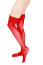 Red stockings Royalty Free Stock Photo