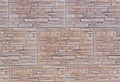 Red stone brick wall surfaced Royalty Free Stock Photo