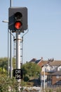 Red stop light Royalty Free Stock Photo