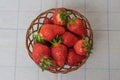 Red strawberries i