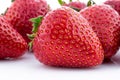 Red strawberry close up Royalty Free Stock Photo