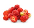 Red strawberry fruits isolated on white background Royalty Free Stock Photo