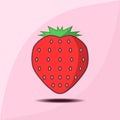 Red strawberry icon