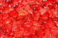 Red strawberry jam background texture Royalty Free Stock Photo