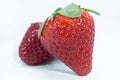 red strawberry organic fresh fruit ripe berry
