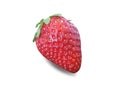 Red Strawberry on white background