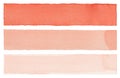 Red striped abstract background, watercolor line on the white texture paper background, background or template for text