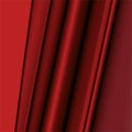 Red striped background, fabric with pleats