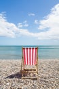 Red Striped Deckchair