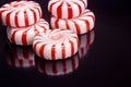 Red Striped Peppermints Royalty Free Stock Photo
