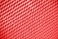 Red stripes Metal sheet wall texture background