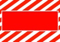 Red stripes on a white background template for text Royalty Free Stock Photo