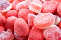 Red sugar candy sweets
