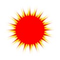 Red sun Royalty Free Stock Photo