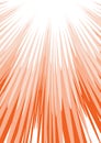 Red sun beam Royalty Free Stock Photo