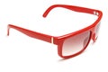 Red sun glasses Royalty Free Stock Photo