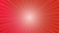 Radiant red burst vector, beam rays, vibrant sunlight effect, energetic abstract sunbeam comic template for pop art Royalty Free Stock Photo